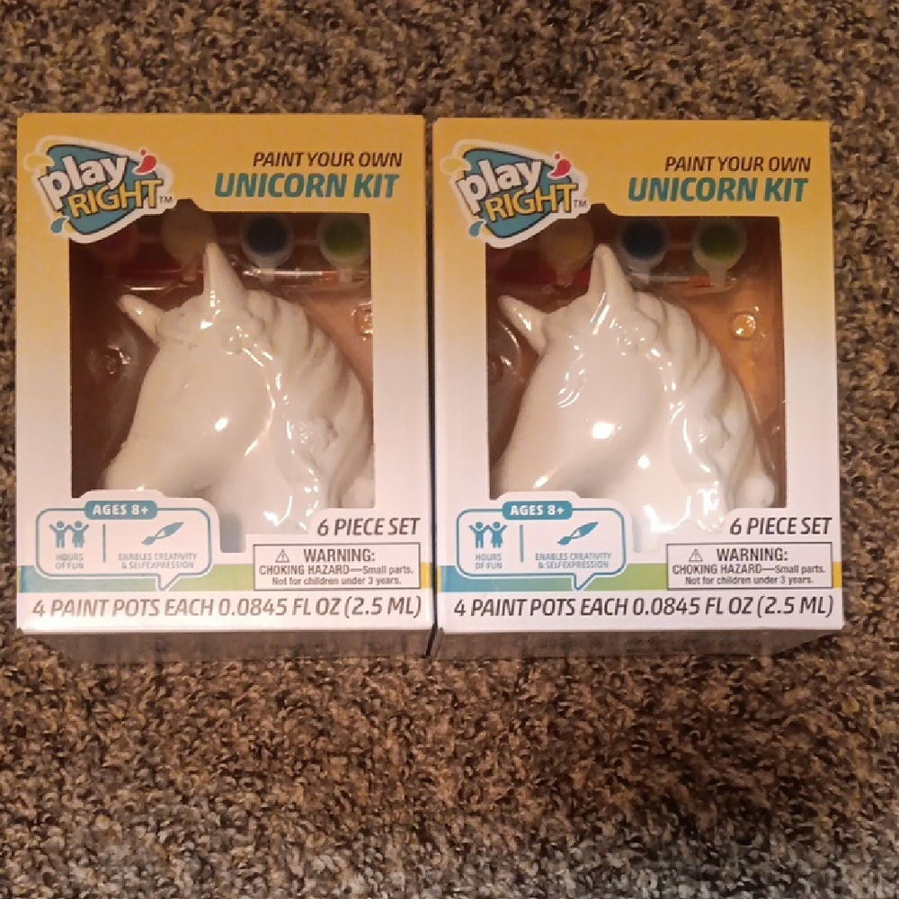 Unicorn Painting Kit - White